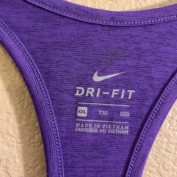 Nike University of Washington Huskies Dri Fit Razorback Tank Top XXL - Picture 3 of 6